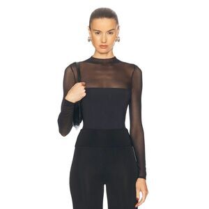 SEROYA Brandi Bodysuit in Black Size Small NWOT